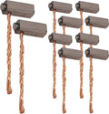 10PCS Universal Carbon DC Motor Brushes Fit for Generic Electric Wire Generator Replacement Set 5 x 6 x 14mm