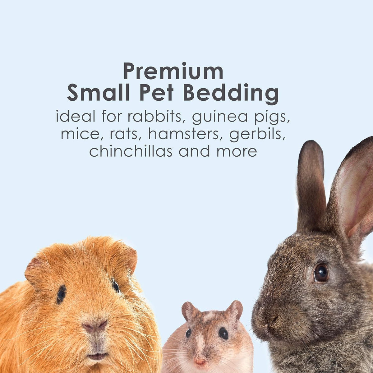 Clean & Cozy Paper Bedding for Small Animals, White, 24.6 Liters