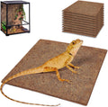 10 Pcs Reptile Carpet 12x12 Inch Coconut Fiber Mat for Tank Bedding