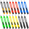 TIFICAL 18 Pack Box Cutter Retractable, 9mm Razor Knife, Utility Knife