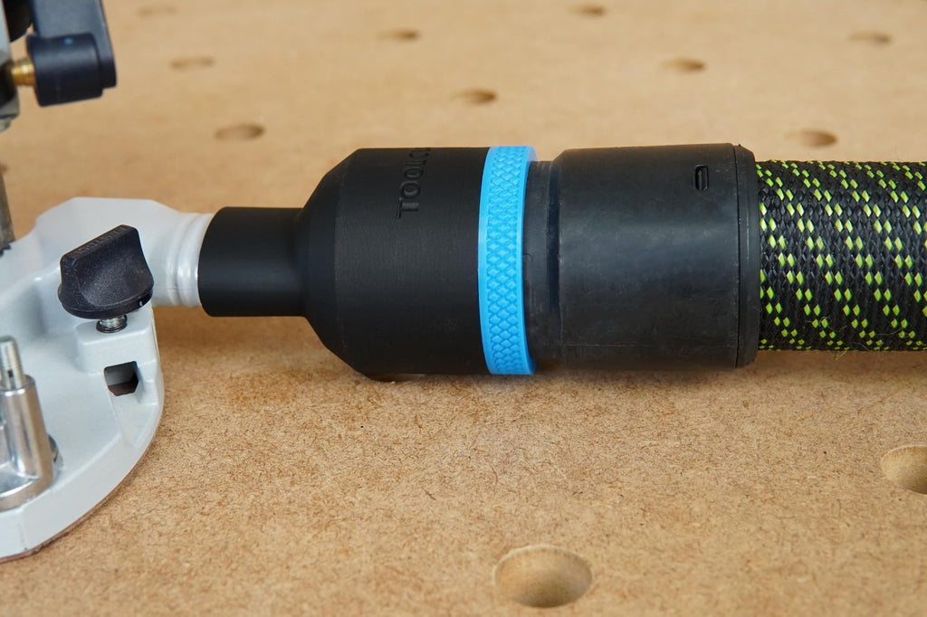 Hose Adapter Compatible with Festool 1010 Router Oval Dust Port (36mm Hose)