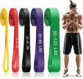 Pull Up Assistance Bands, 5-Level Resistance Bands for Working Out, Pull Up Bands for Men & Women, Exercise Bands for