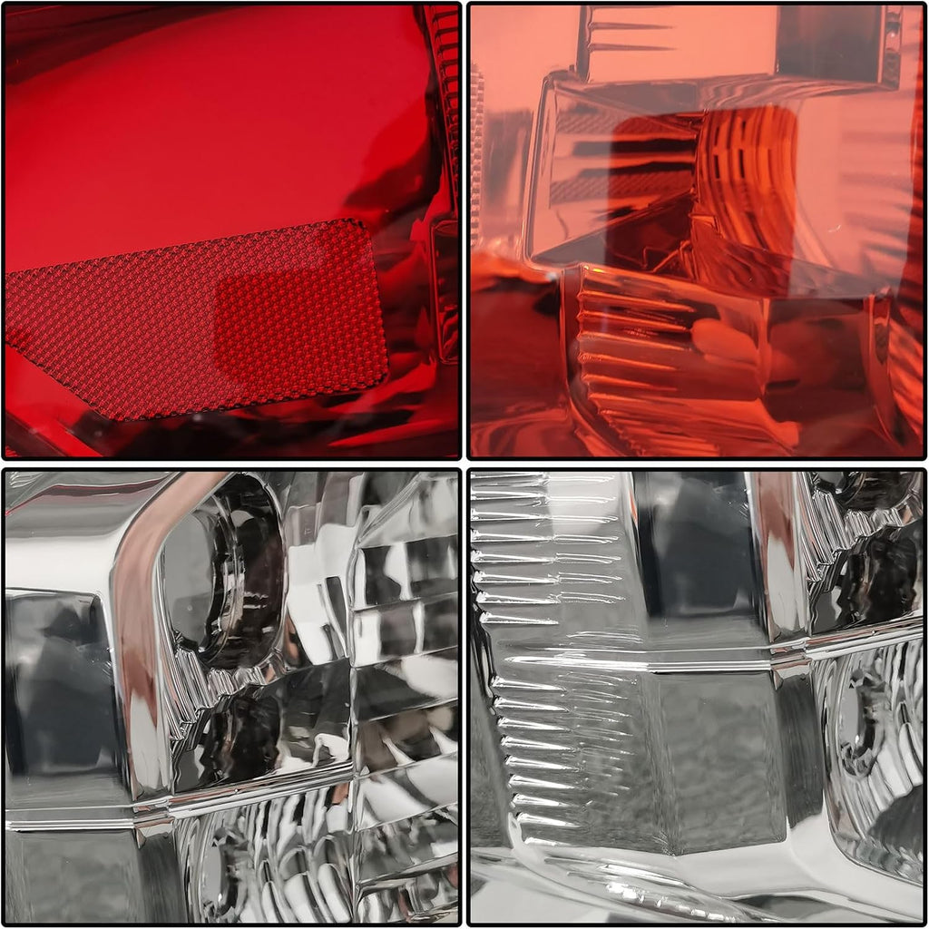 Pair Taillight Assembly For 2007-2013 Toyota Tundra Pickup Truck Left+Right