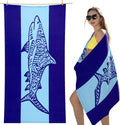 Sand Free Beach Towel - Large Oversized Beach Towel Sandproof 70x35 Big Microfiber Quick Dry Pool Towel, Thin