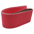 4x36 Ceramic 80 Grit Sanding Belts for Belt Sander, 2 Pack