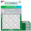 19.5x21.5x1 Air Filter MERV 8 Dust & Allergy Defense (6-Pack)