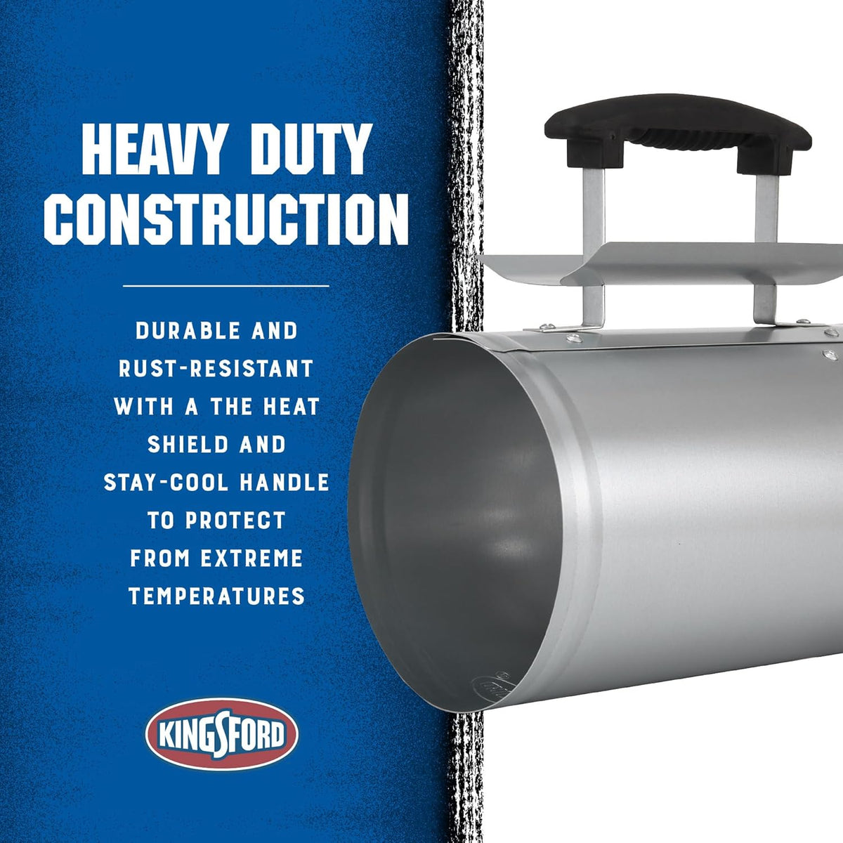 Heavy Duty Charcoal Chimney Starter, Large Capacity