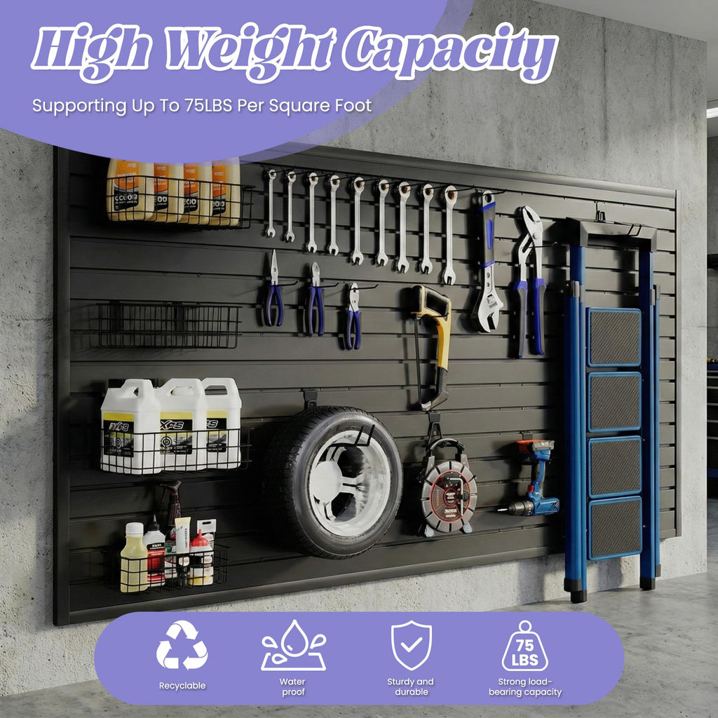 PVC Slatwall Panel 4x8 FT,PVC Garage Wall Organizer System