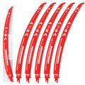 5PCS 15" Arc Edge Reciprocating Saw Blade Set with Storage Box