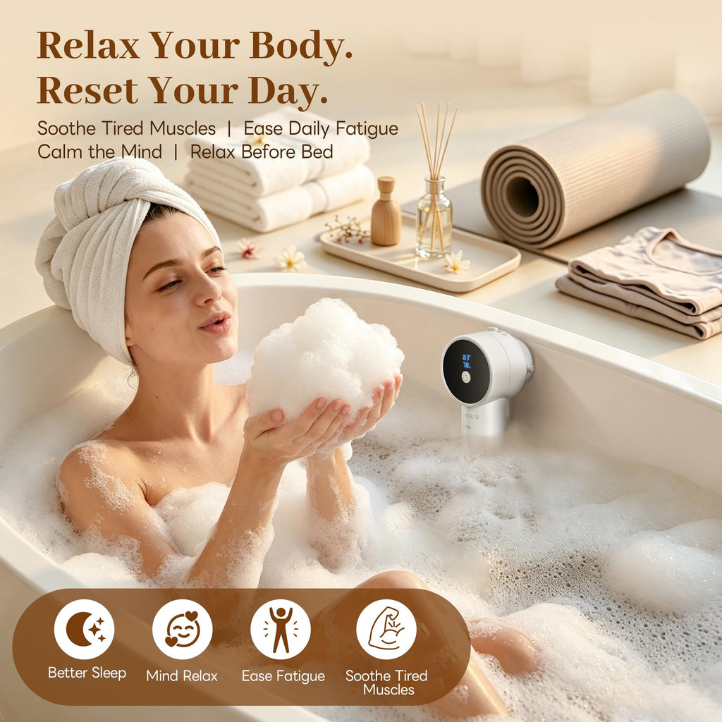 Portable Bath Spa for Tub, Bath Jet Spa & Bubble Bath Massager