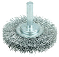 Weiler 36209 Wolverine 2" Crimped Wire Wheel, .012" Steel Fill, 1/4" Stem (Pack of 10)