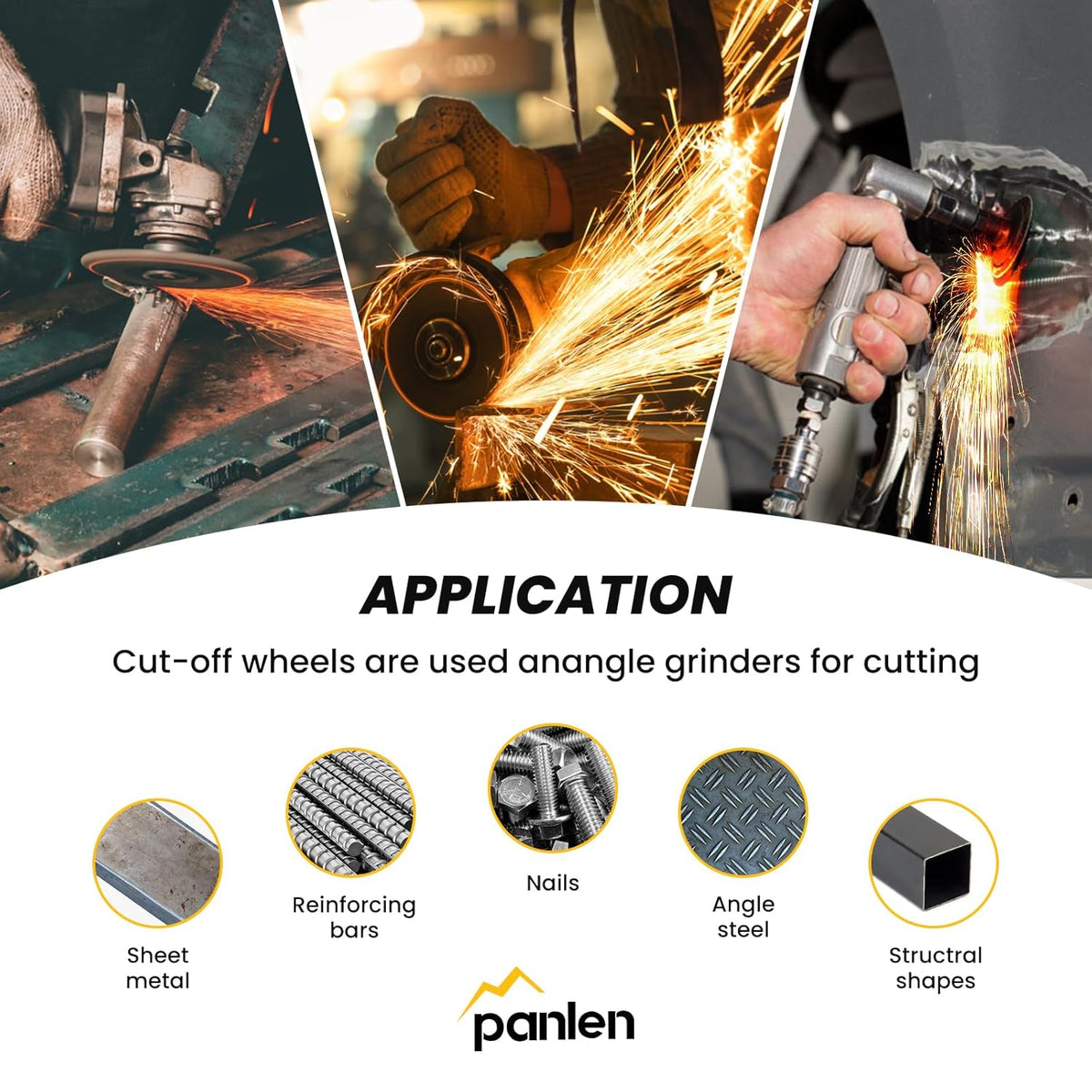 3 Inch 10 Pack Die Grinder Cutting Disc and Mounting Mandrel Kit