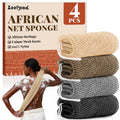 African Net Sponge Authentic-4 Packs African Exfoliating Net Sponge,Bath Sponges for Shower,42 inch Long for Normal