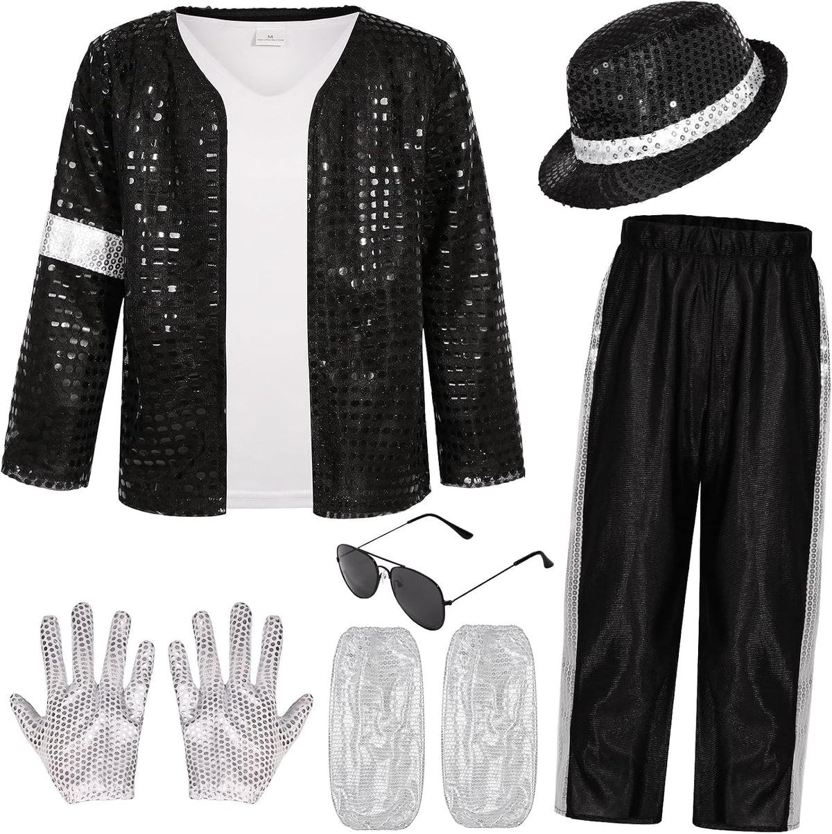 Kids 80s 90s Pop Star Costume, Dance Party Outfit, Halloween Costume