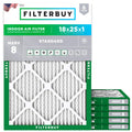 18x25x1 Air Filter MERV 8 Dust & Allergy Defense (6-Pack)