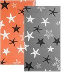 Oversized Beach Towels 4 Pack,40”x70” Microfiber Thin Large Beach Towel Set for Adults Travel Camping Swimming,Turtle
