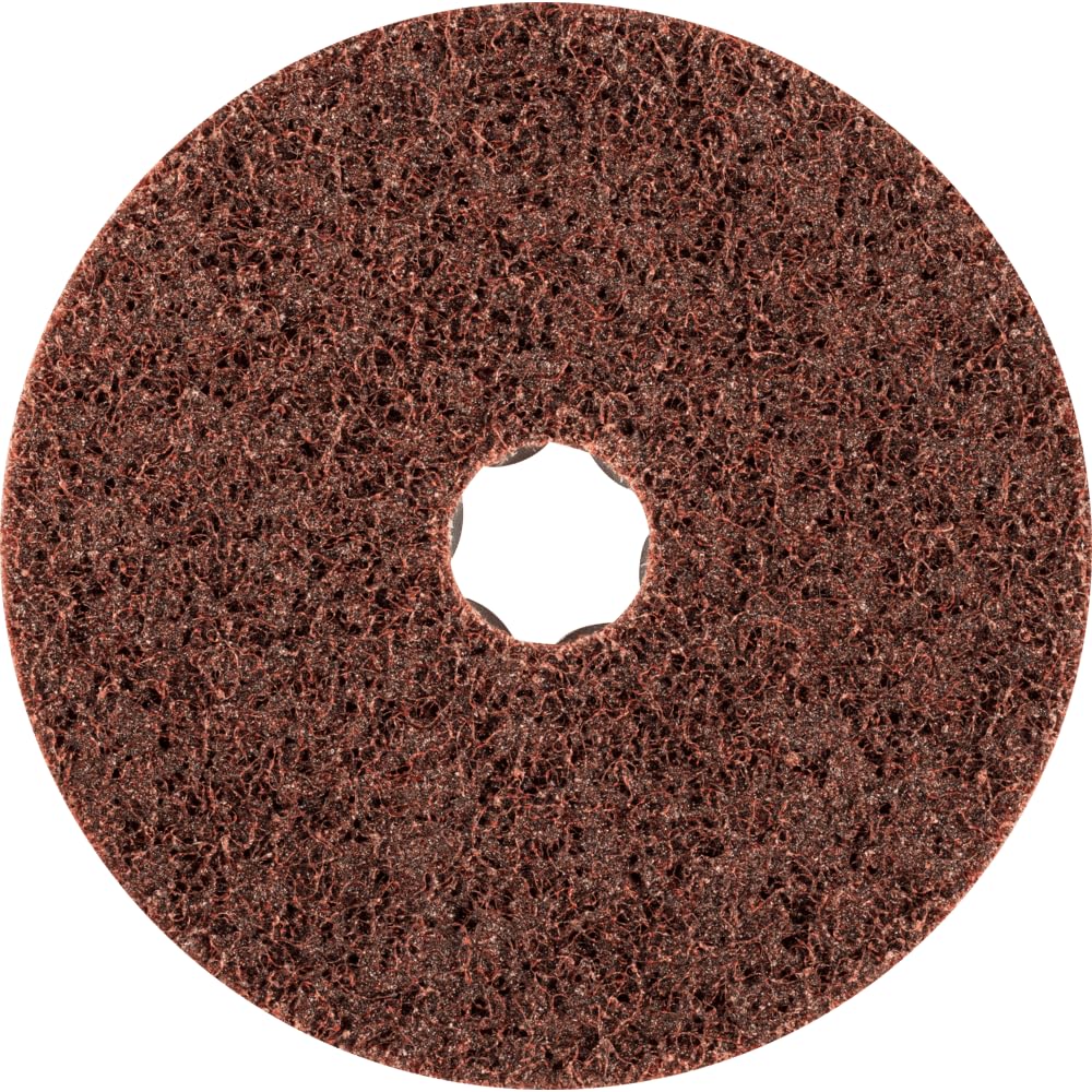 PFERD COMBICLICK Non-Woven Disc, Hard Type – 4-1/2" Diameter, Medium Grit, 10,500 RPM, Surface Conditioning (Pack of 10) – Part 48101