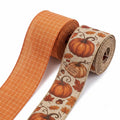 2 Rolls 2.5 Inch x 10 Yards Fall Wired Ribbon