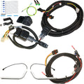 MCSADVENTURES Plug And Play Turn Signal Kit For Polaris General, With Teardrop Headlight Sequential Accent, Led Tube Front Signals (Lever Switch, With Horn)