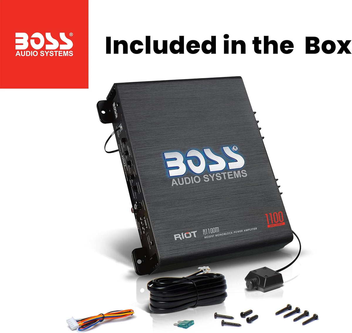 R1100M 1100 Watt Monoblock Car Amplifier