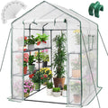 Greenhouse, 57 × 57 × 76" Portable Green House for Outdoor Indoor | Walk in Plant Greenhouses for Backyard
