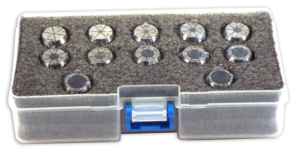Ridiculous Machine Tools ER16 Ultra Precision Spring Collet Set 12 Piece (0.0001" T.I.R.) USA 100% Quality Control