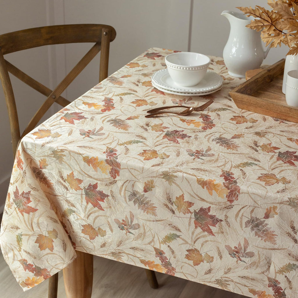 Natures Leaves Autumn Tablecloth (60" x 84" Rectangular)