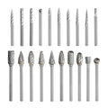 CSOOM 20 Pcs Carbide Burr Bit Set, 1/8 Inch Shank