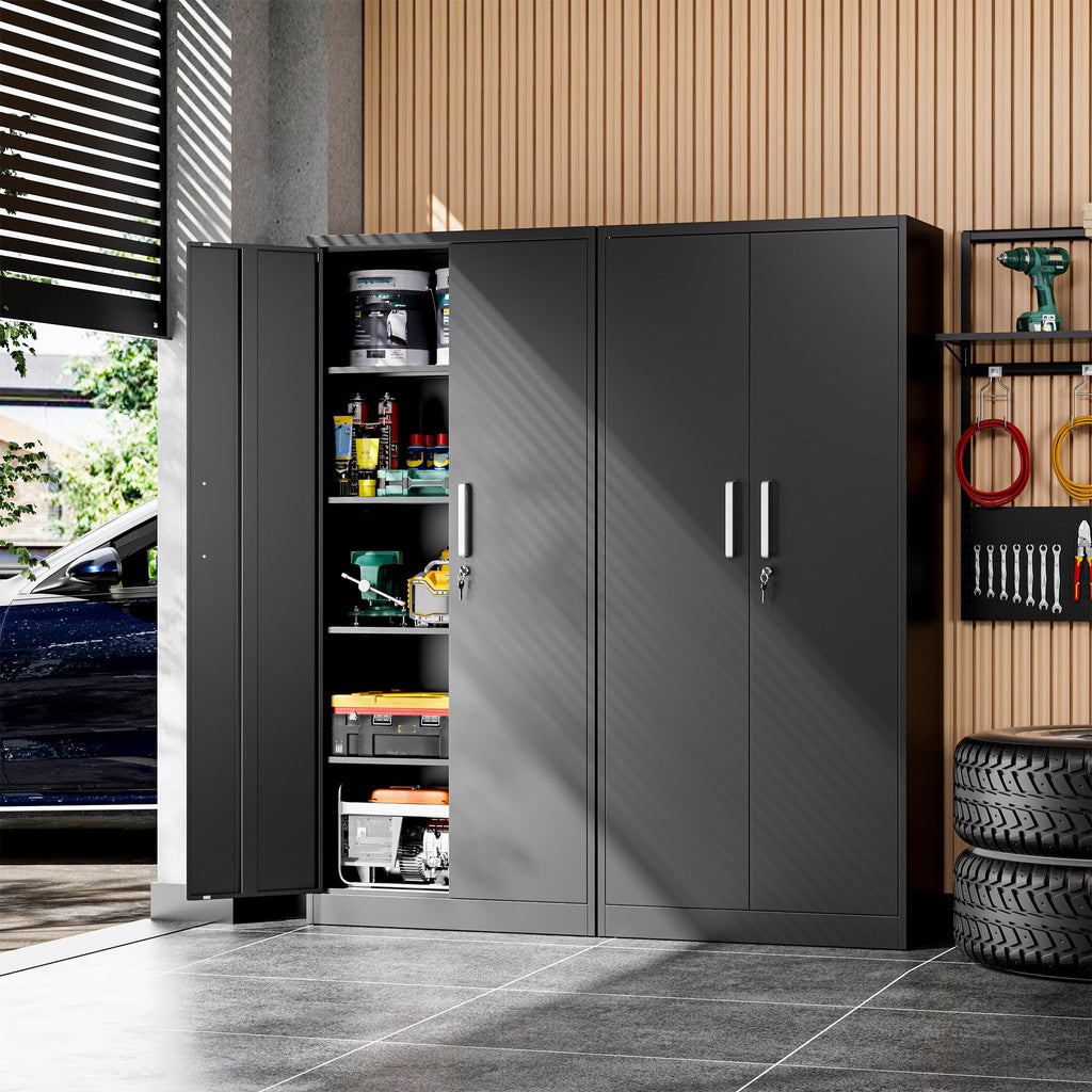 Garage Storage Cabinet, Durable Metal Storage Solution