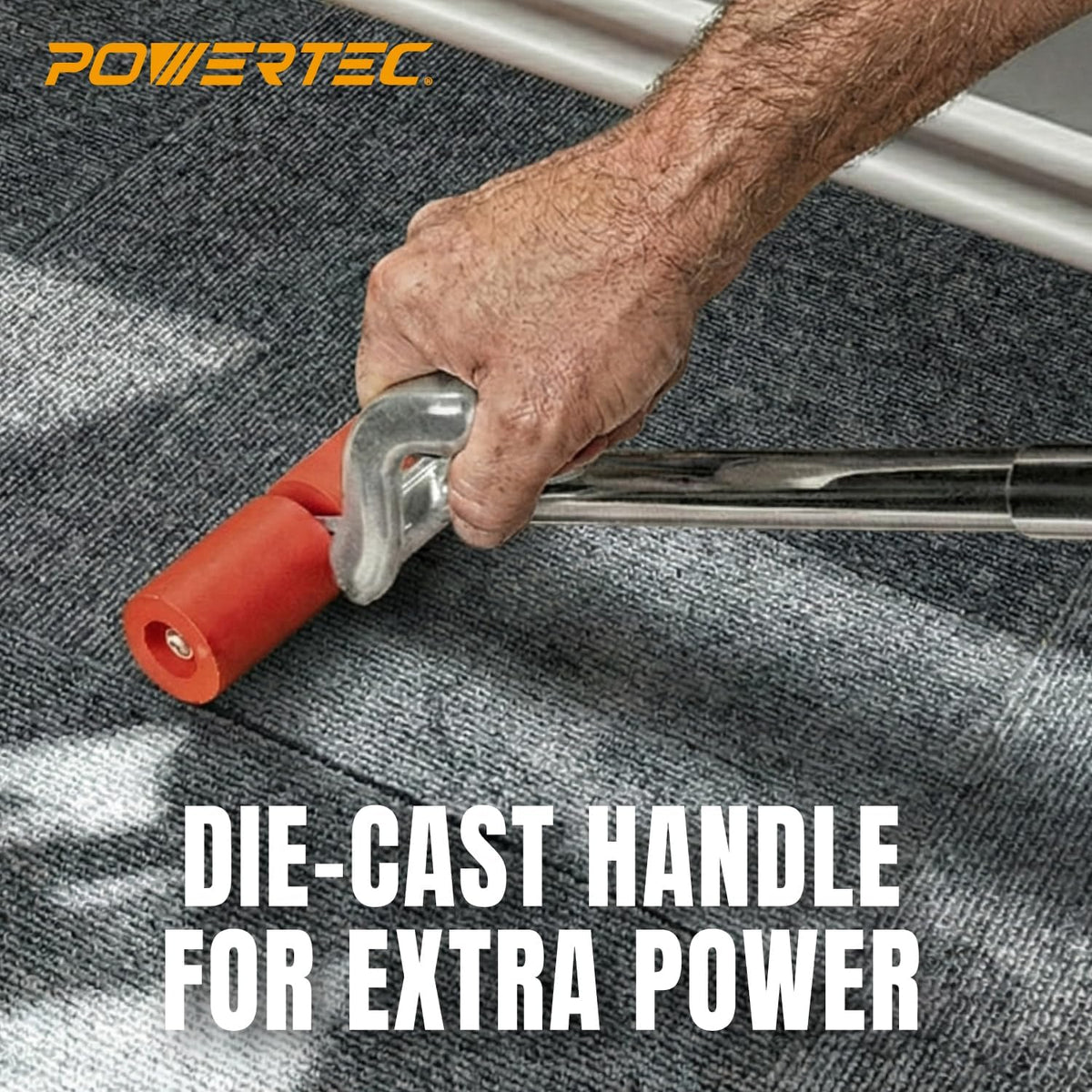 Extendable Floor and Wall Roller for Vinyl Flooring, Tile & Linoleum Roller with Extendable 17" to 27" Handle, 7.5"