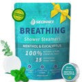 Shower Steamers Aromatherapy 15 Pack, Menthol & Eucalyptus Shower Bombs with Natural Essential Oils, Quick Relief