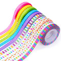10 Rolls Easter Grosgrain Ribbon, 100 Yards 3/8 inch Easter Spring Bunny Eggs Carrot Stripe Rainbow Polka Dot Rabbit