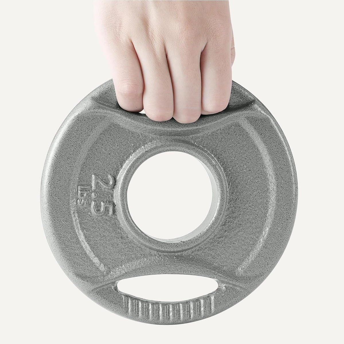 2-Inch Olympic Grip Weight Plates, Cast Iron