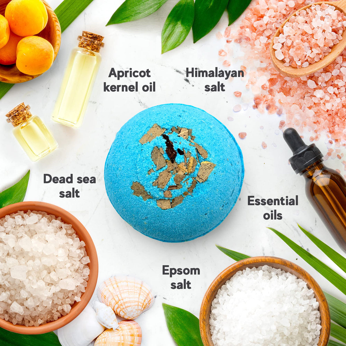Handmade in USA Organic Bath Bombs Gift Set for Women