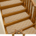 9.5"x36" Stair Treads for Wooden Steps Indoor, 15 Pcs Non Slip Peel and Stick Carpet Stair Treads, Washable &