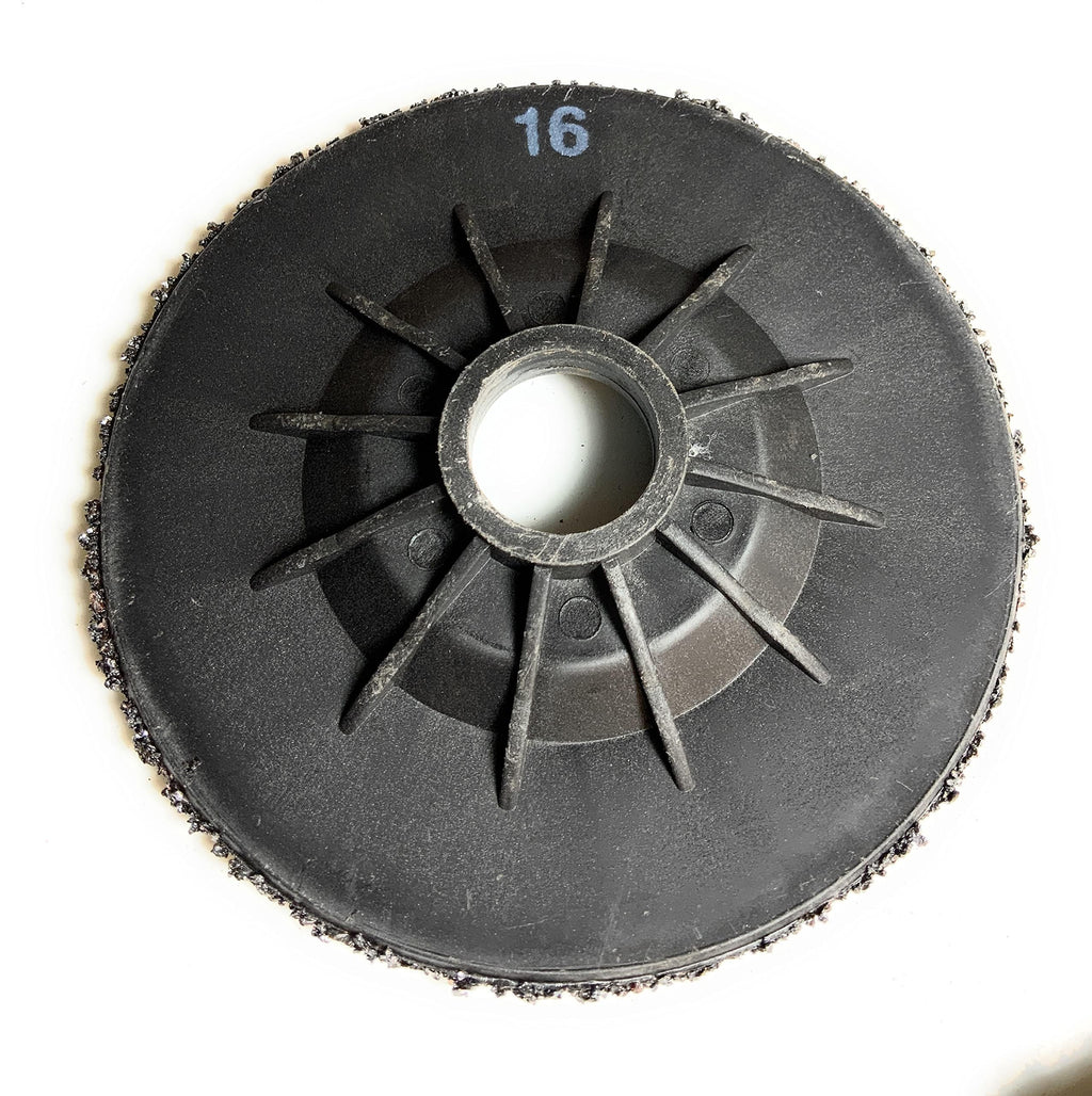 SIGNI SiC Plastic Back Grinding Disc for Granite/Marble/Concrete and Glass(16 Grit, 4.5 inch) 5-Pack