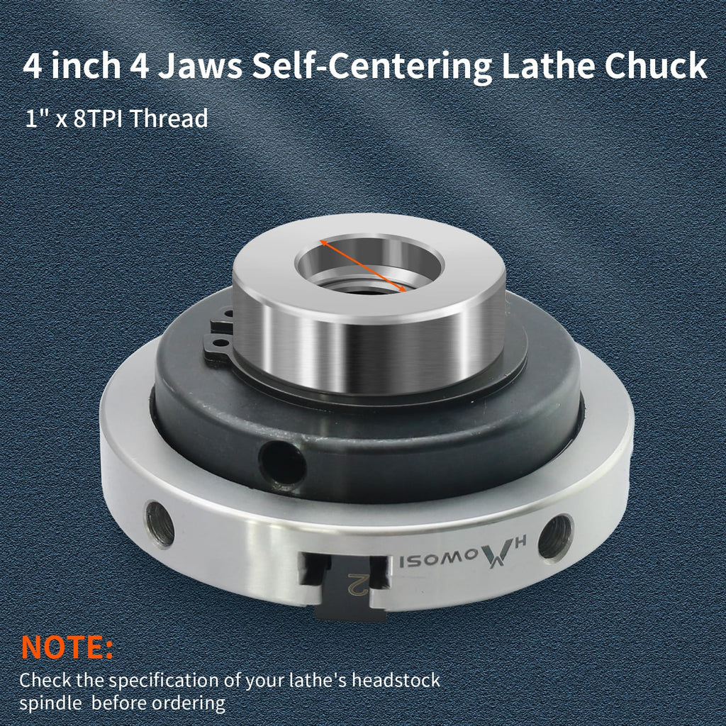 Wood Lathe Chuck,4-Inch 4-Jaw Lathe Chucks