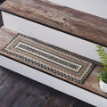 Sawyer Mill, Stair Tread Non-Slip, Braided Jute, Rectangle, Charcoal Creme, 8.5x28