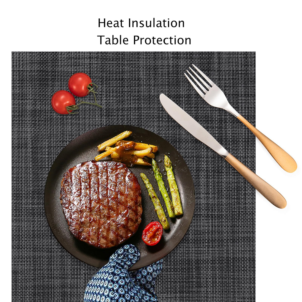 Placemats Set of 10 Kitchen and Dining Table Placemats