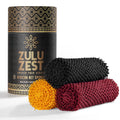 Authentic African Net Sponge – 3-Pack Exfoliating Mesh for Face & Body, Deep Clean, Quick Dry, Long-Lasting Bath