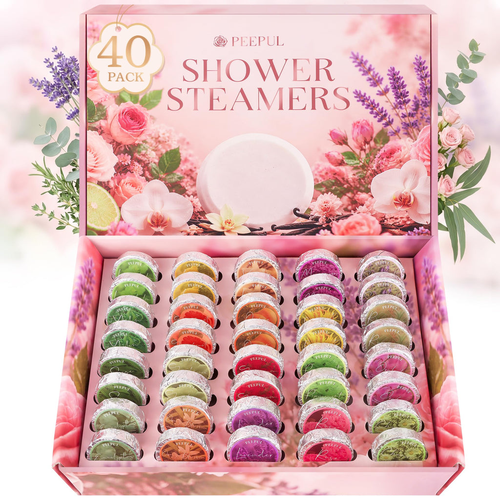 Shower Steamers Aromatherapy Birthday Gifts for Women - 40 Pack