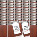 50 Pcs Wood Clipboard Check Presenters for Restaurants, Coffee