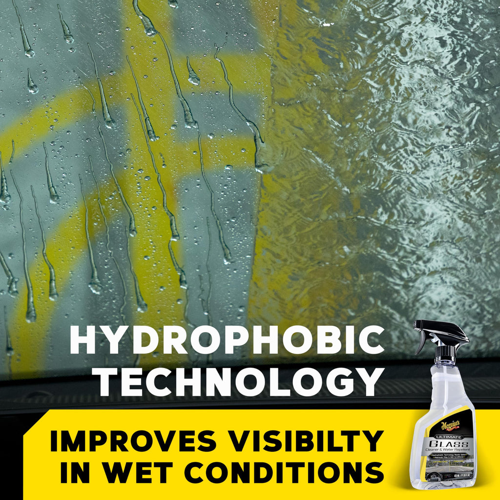 Ultimate Glass Cleaner & Water Repellent,16 Oz