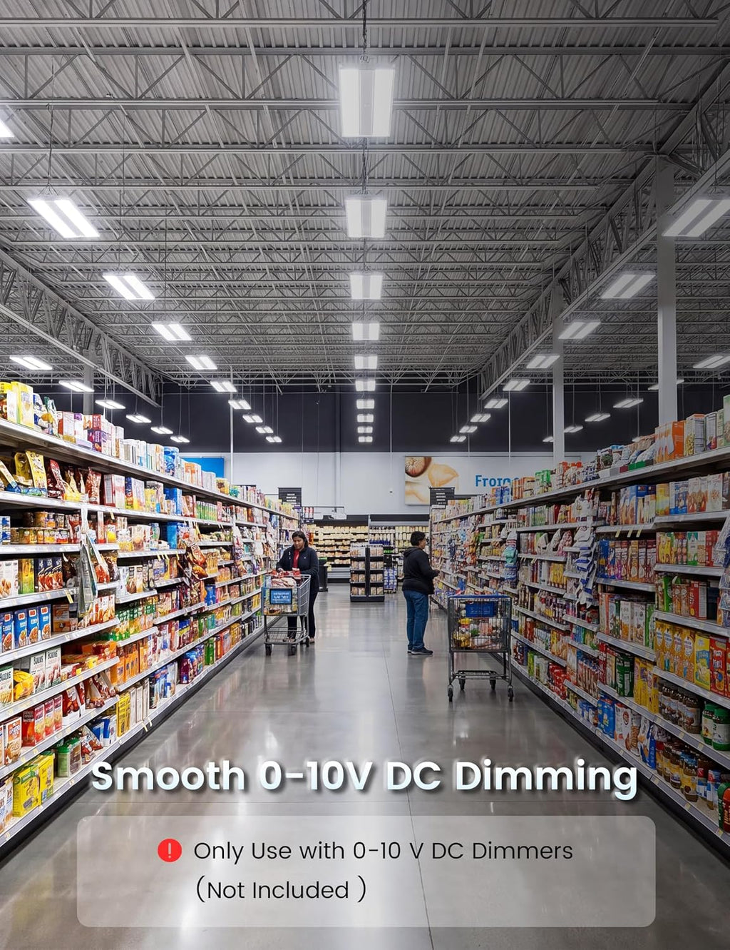 VOLISUN 2FT High Bay LED Shop Lights 4Pack, 200W 30000LM LED Linear Light