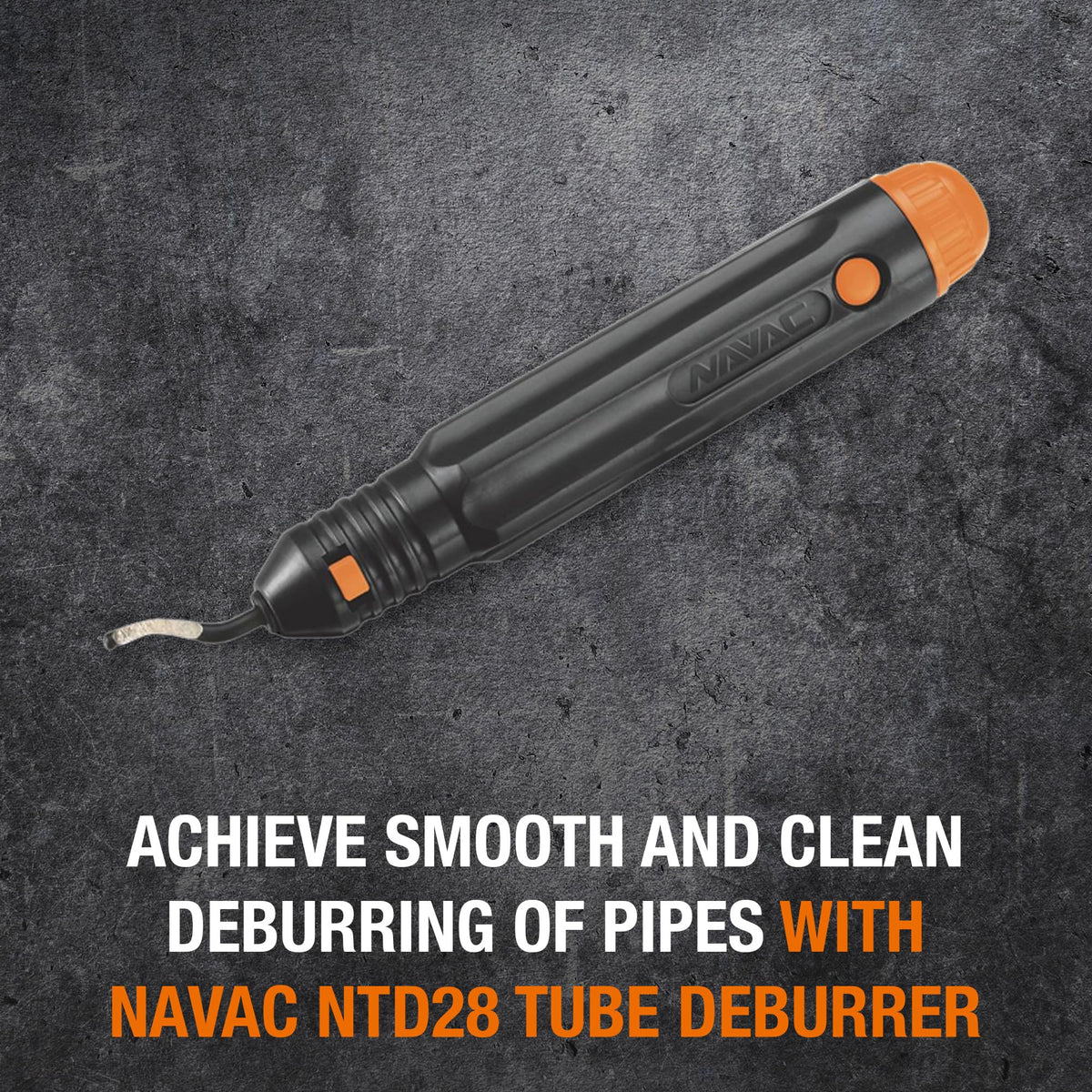 NAVAC NTD28 Copper Tubing Deburrer - Replaceable Blade, 2 Spares