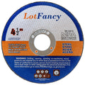 LotFancy Cut Off Wheels 4 1/2 inch, 10 Angle Grinder Cutting Disc, Cutting Wheels for Metal and Stainless Steel, Welding Accessories, Thin Kerf, Flat T1 Cut-Off Tool, 4.5 x .045 x 7/8”