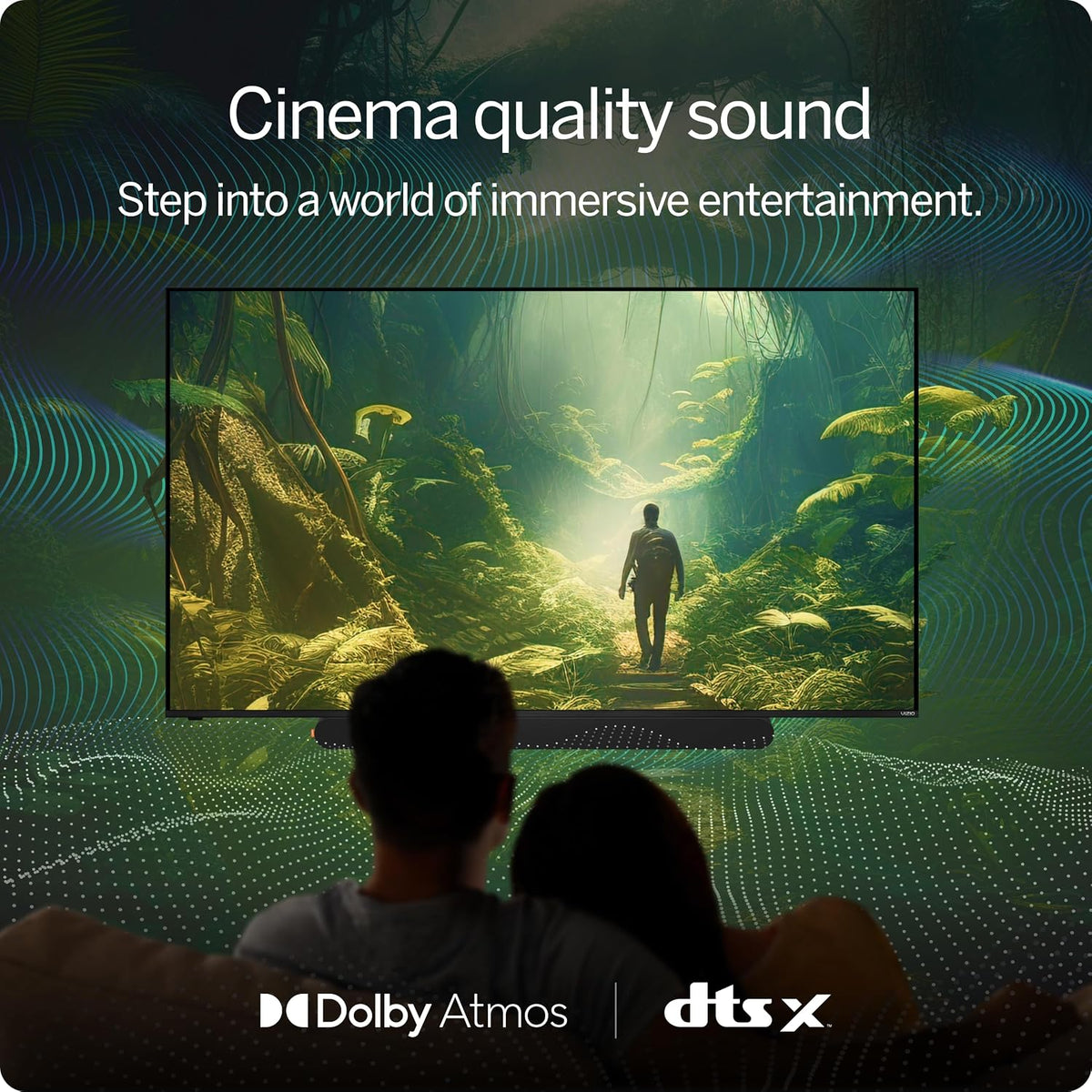 2.1 Soundbar, Wireless Subwoofer w/Dolby Atmos & DTS:X, Bluetooth Speaker, QuickFit Compatible – SV210M-08 (New, 2024