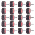 20 Pack Abrasive Flap Wheel Sander Set, Mixflor 2”X 1” X1/4” Shank Flap Wheels–5 Pcs of Each 60 80 120 and 240 Grits Aluminum Oxide Flap Wheel Sander for Drill