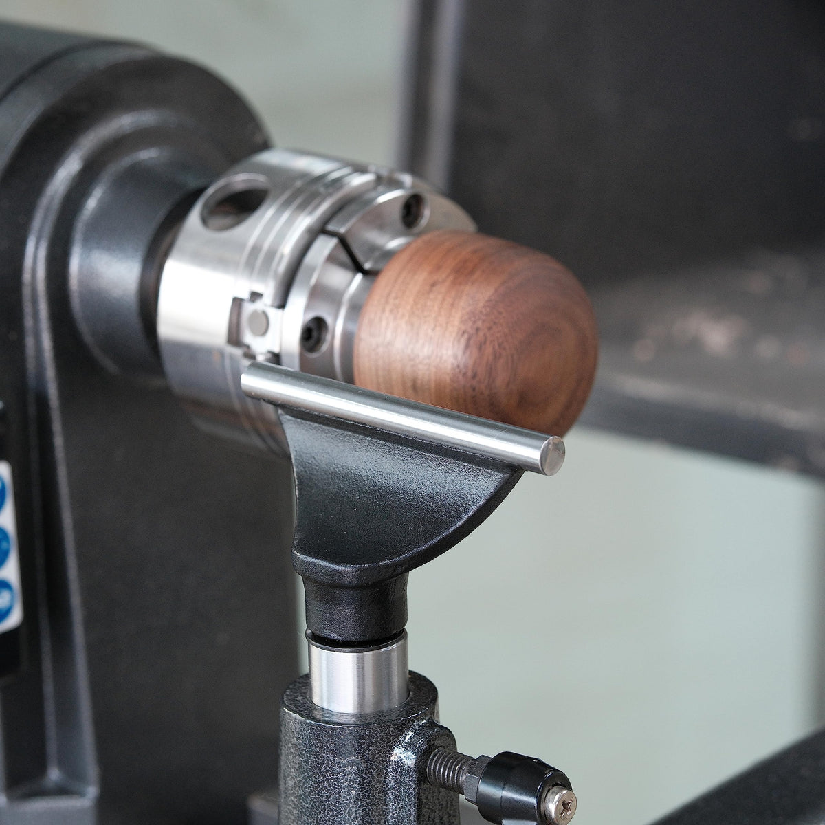 BMWOOD 4" Tool Rest with 1" Diameter Stem Total Length 4", Woodlathe Heavy Duty Round Bar Straight Tool Rest.