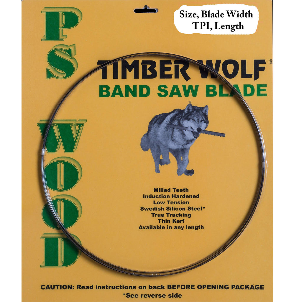 Timber Wolf - Band Saw Blade - 116" X 1/4" X 6 Tpi X .025"